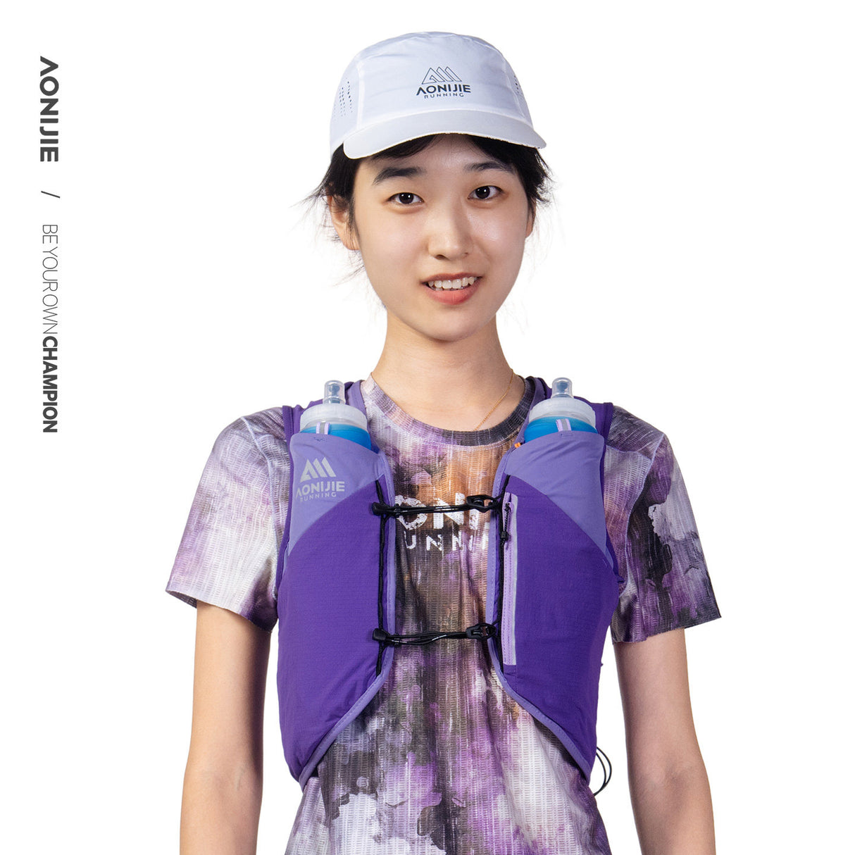 Chaleco AONIJIE Mont Blanc 8L - violeta