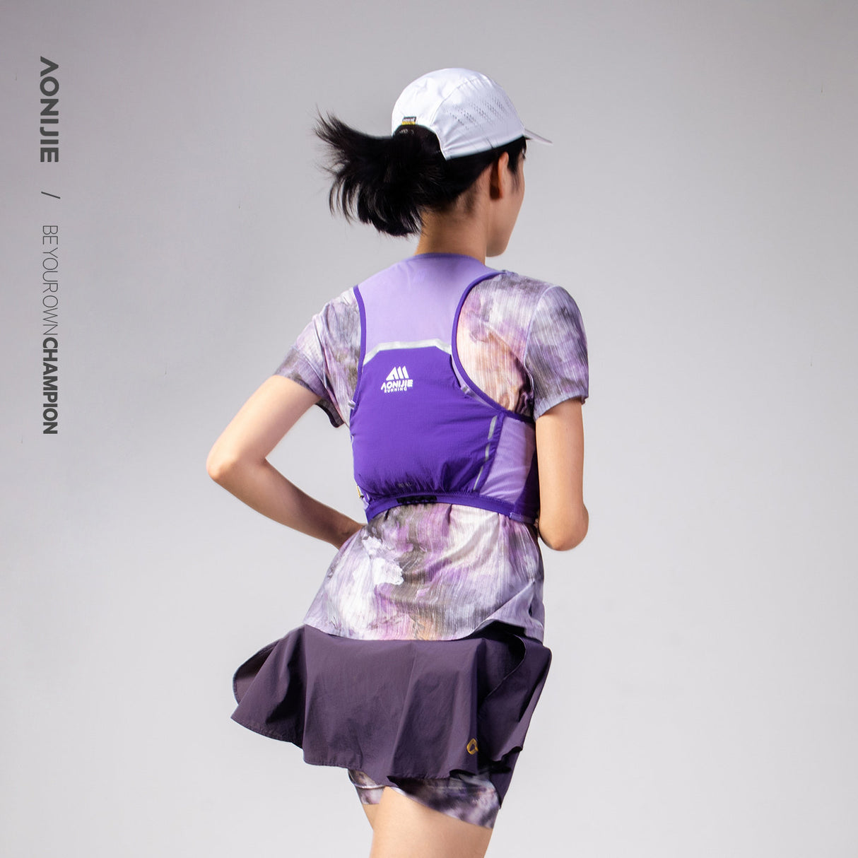 Chaleco AONIJIE Mont Blanc 4L - violeta