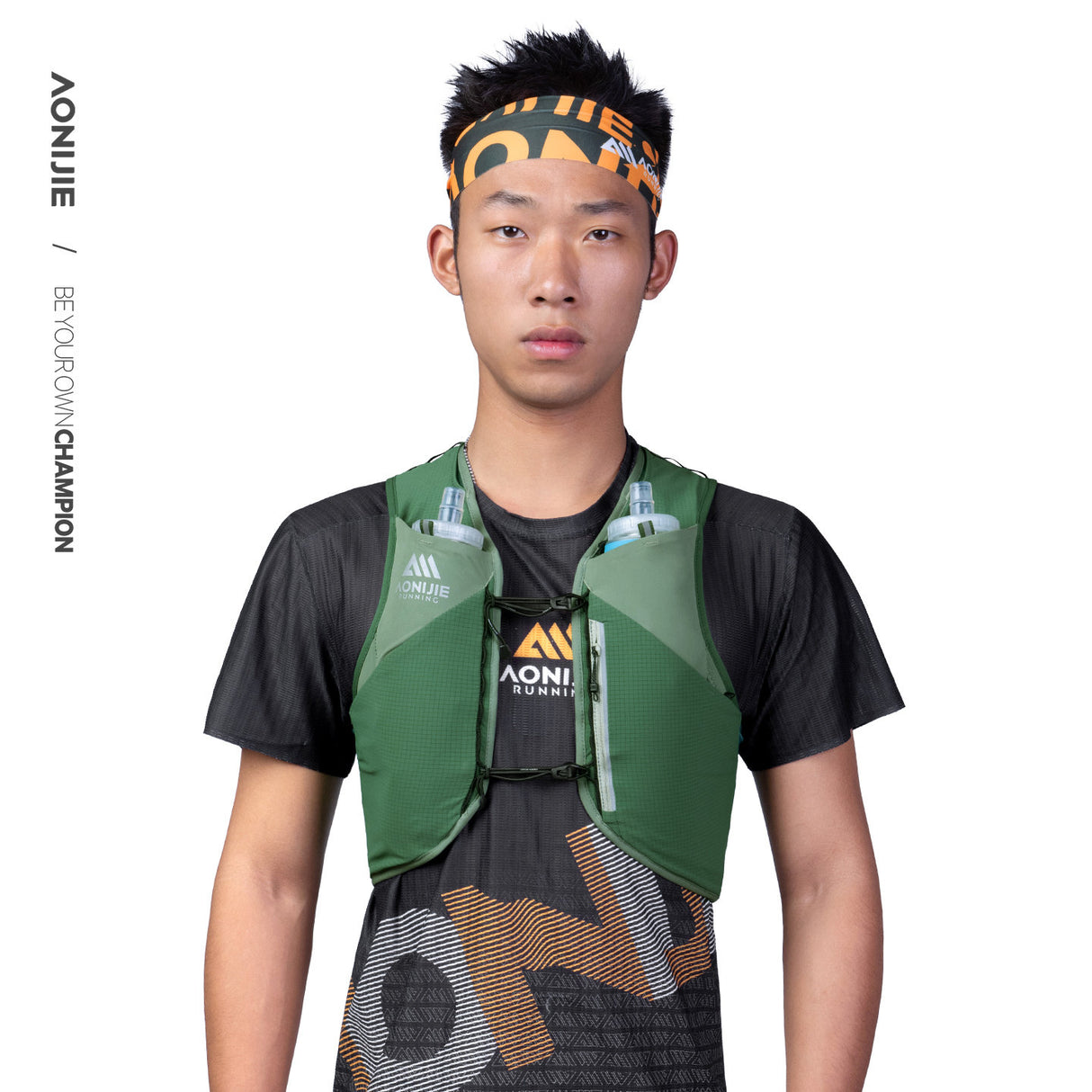 Chaleco AONIJIE Mont Blanc 8L - verde