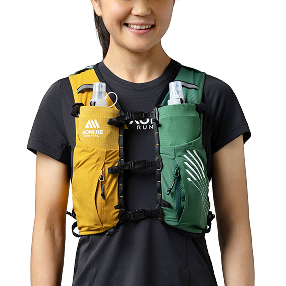Chaleco AONIJIE PRO 10L - ocre