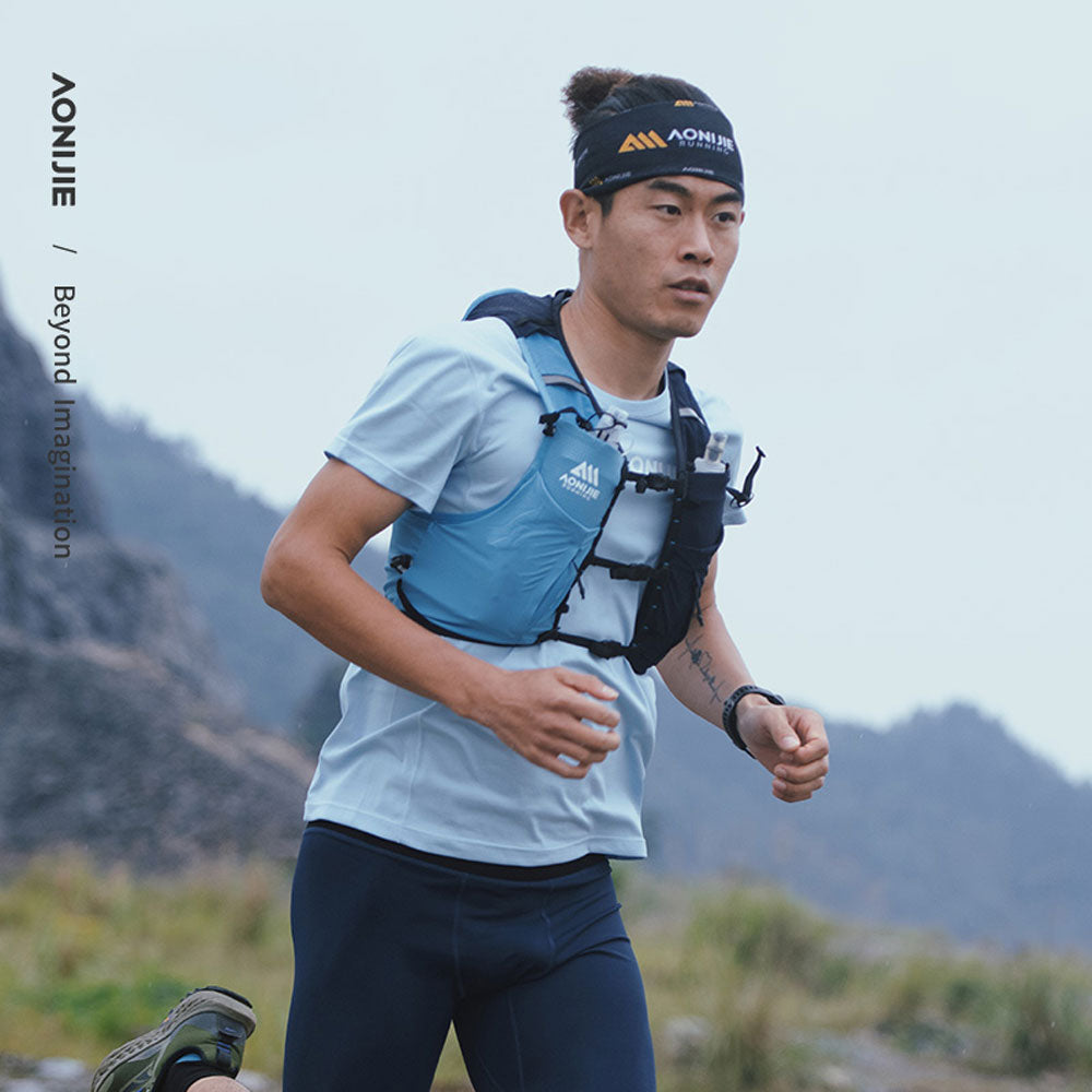 Chaleco AONIJIE PRO 10L - celeste