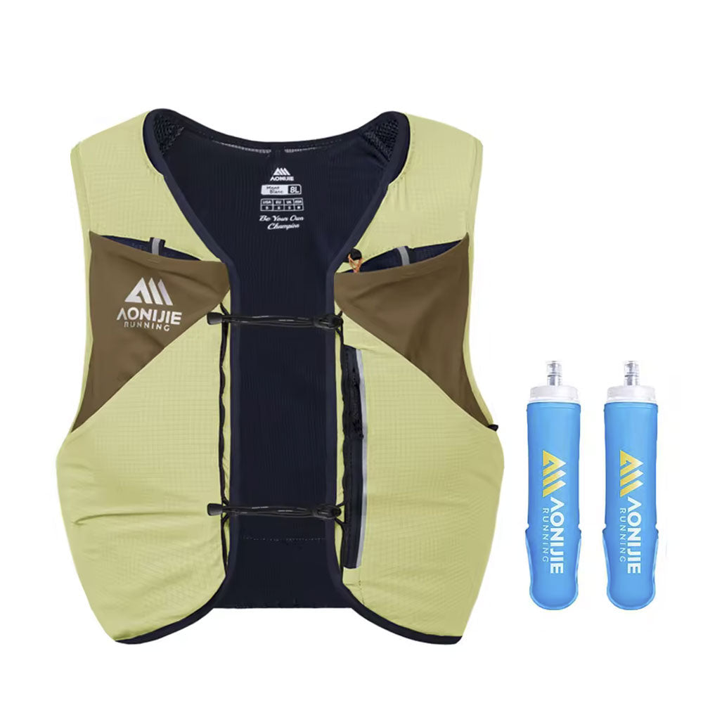 Chaleco AONIJIE Mont Blanc 8L - amarillo