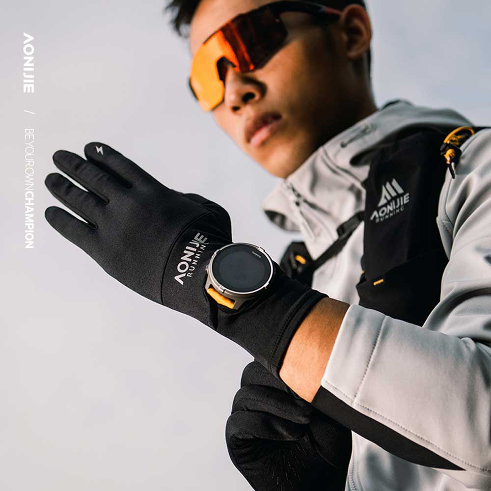 Guantes AONIJIE Hole 61 - negro