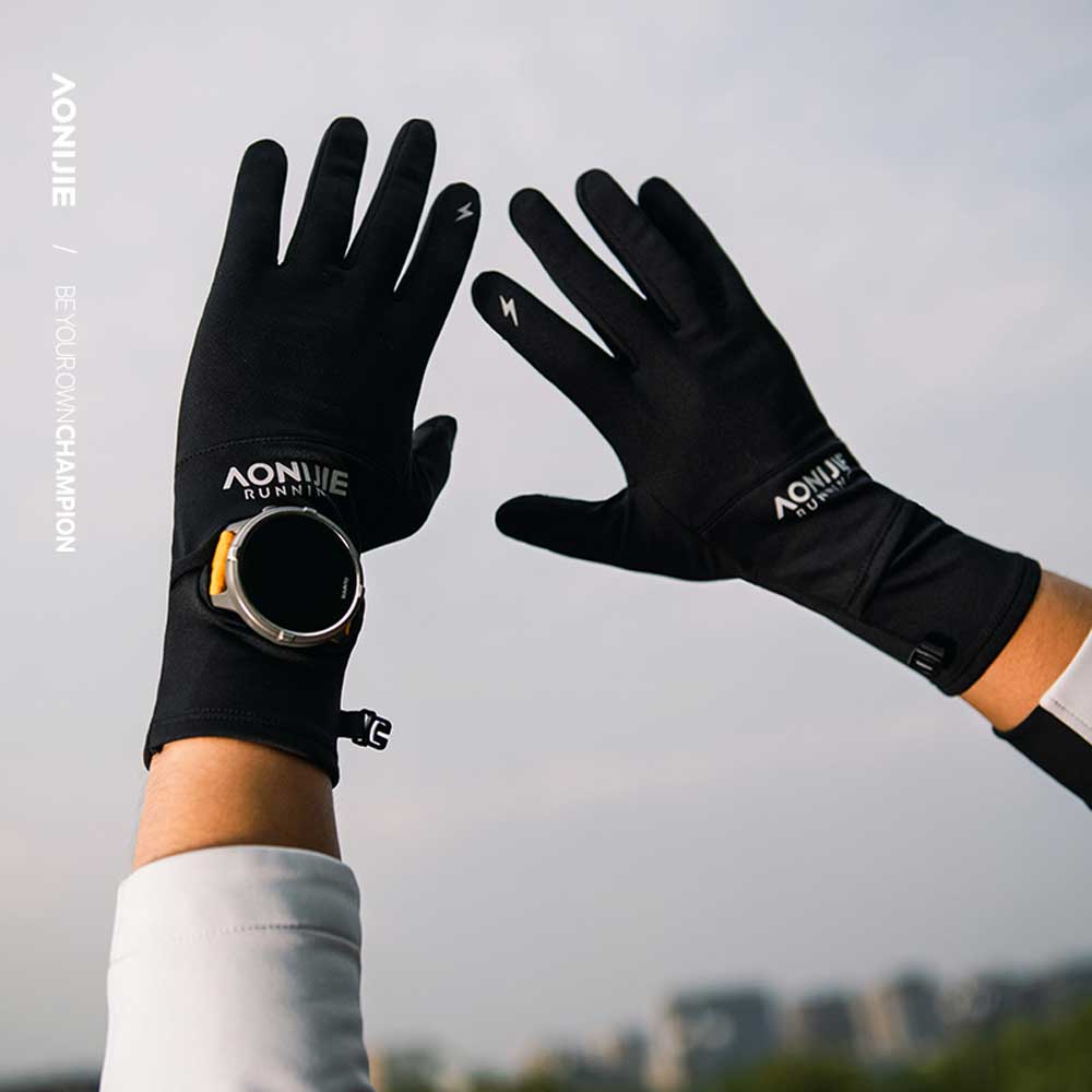 Guantes AONIJIE Hole 61 - negro