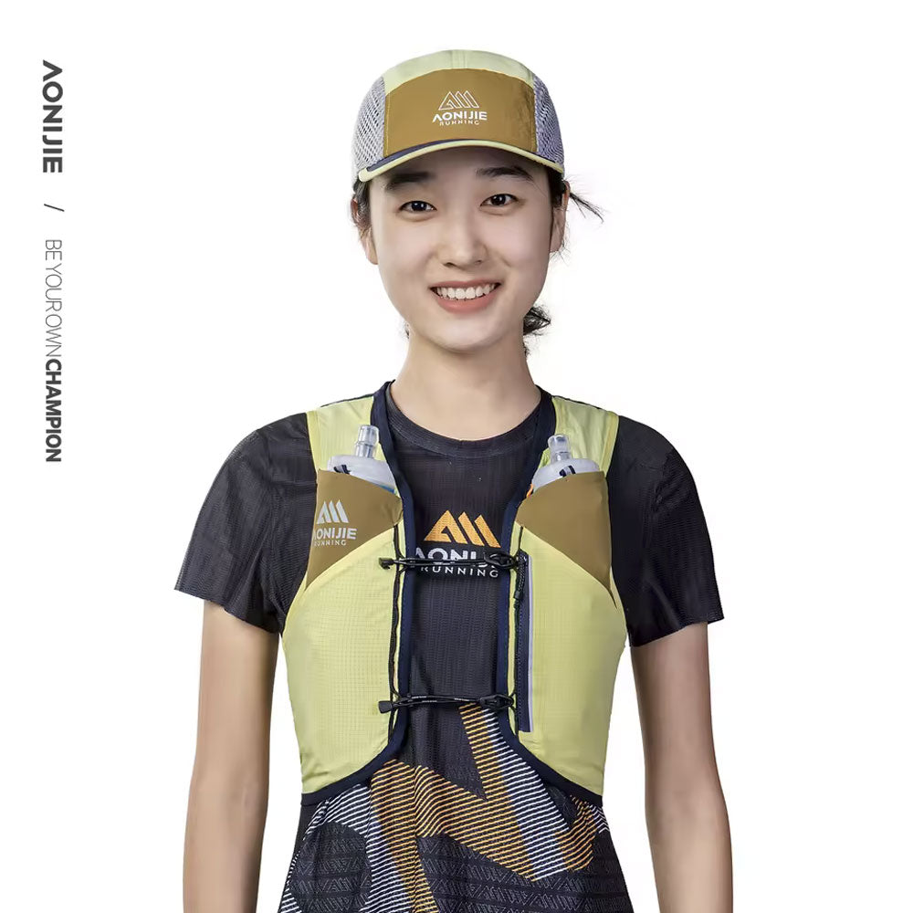 Chaleco AONIJIE Mont Blanc 4L - amarillo