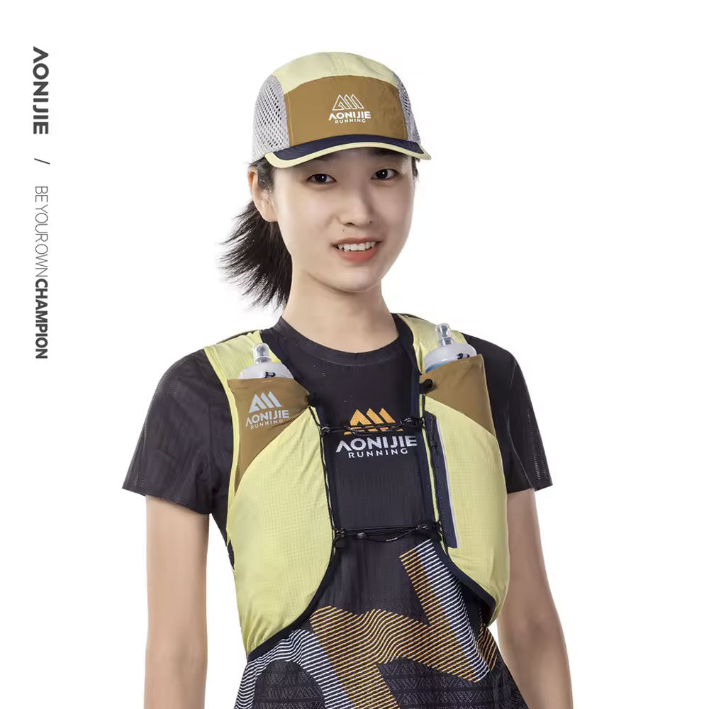 Chaleco AONIJIE Mont Blanc 8L - amarillo