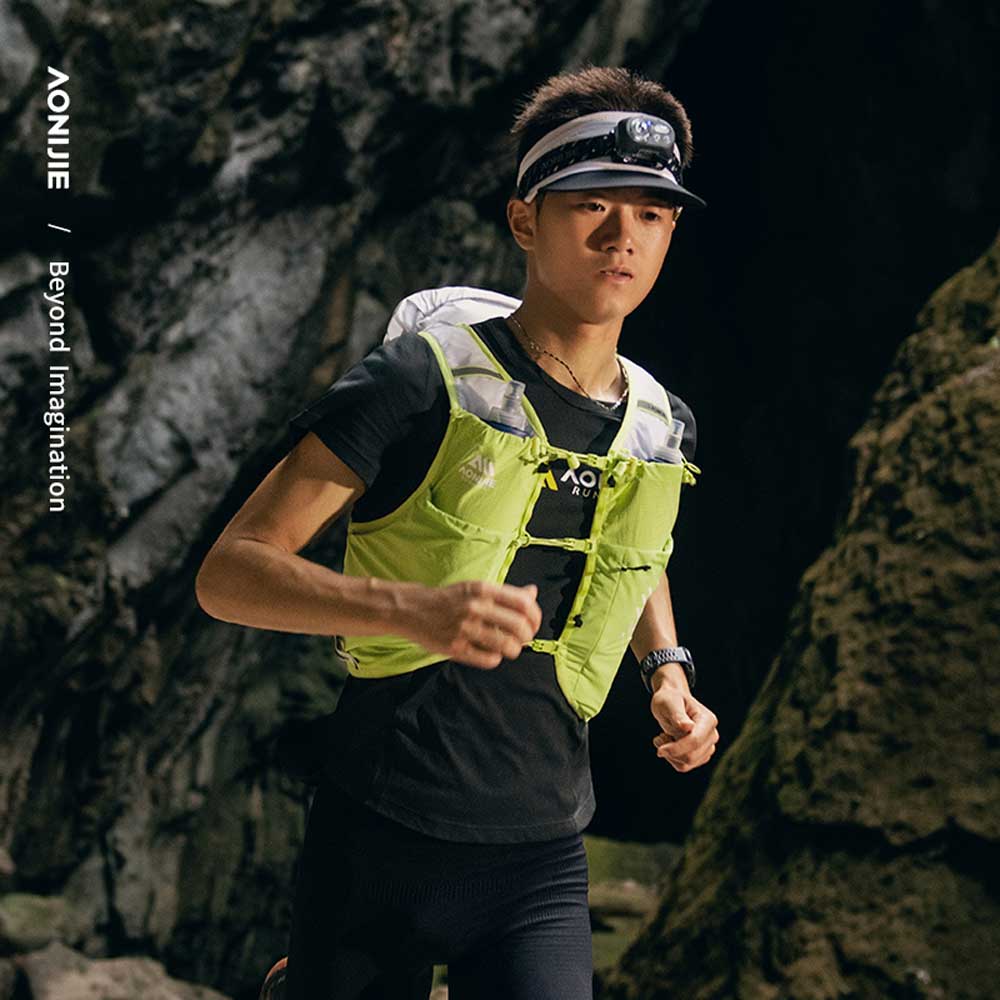 Chaleco AONIJIE PRO 15L - amarillo