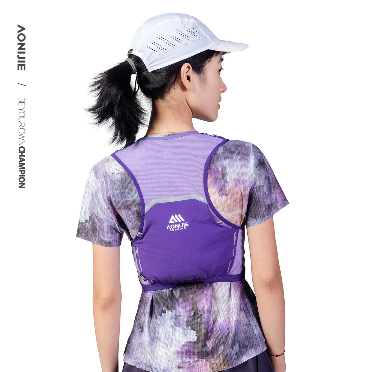 Chaleco AONIJIE Mont Blanc 4L - violeta