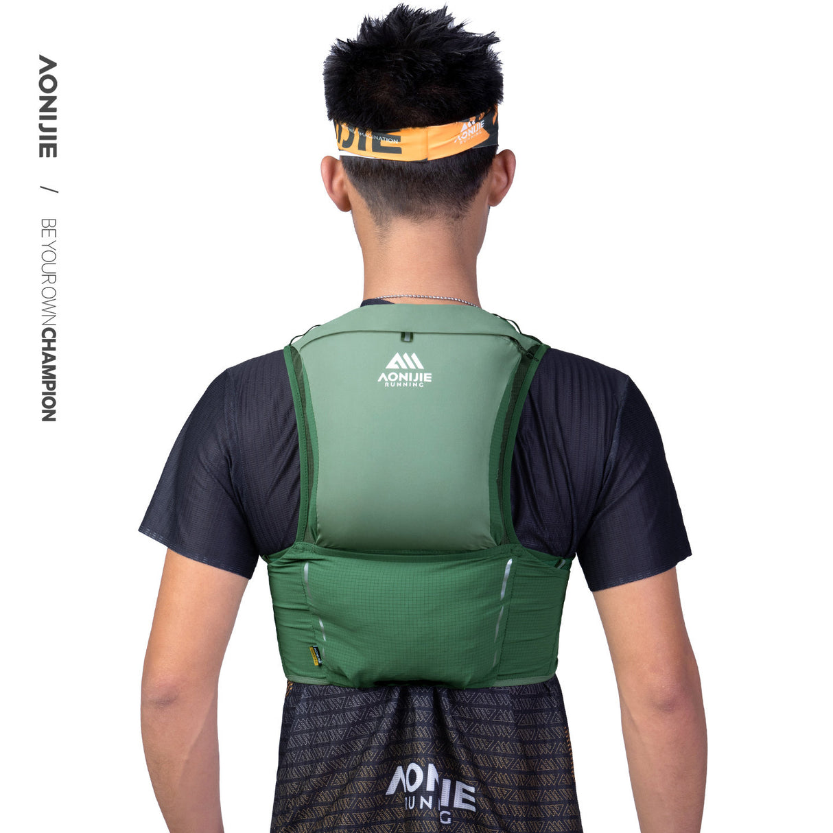 Chaleco AONIJIE Mont Blanc 8L - verde