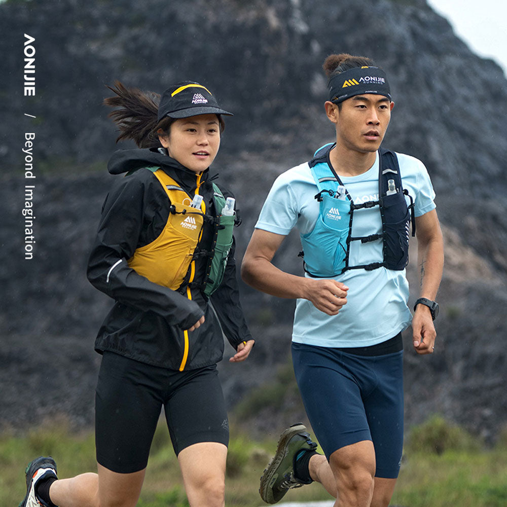 Chaleco AONIJIE PRO 10L - celeste