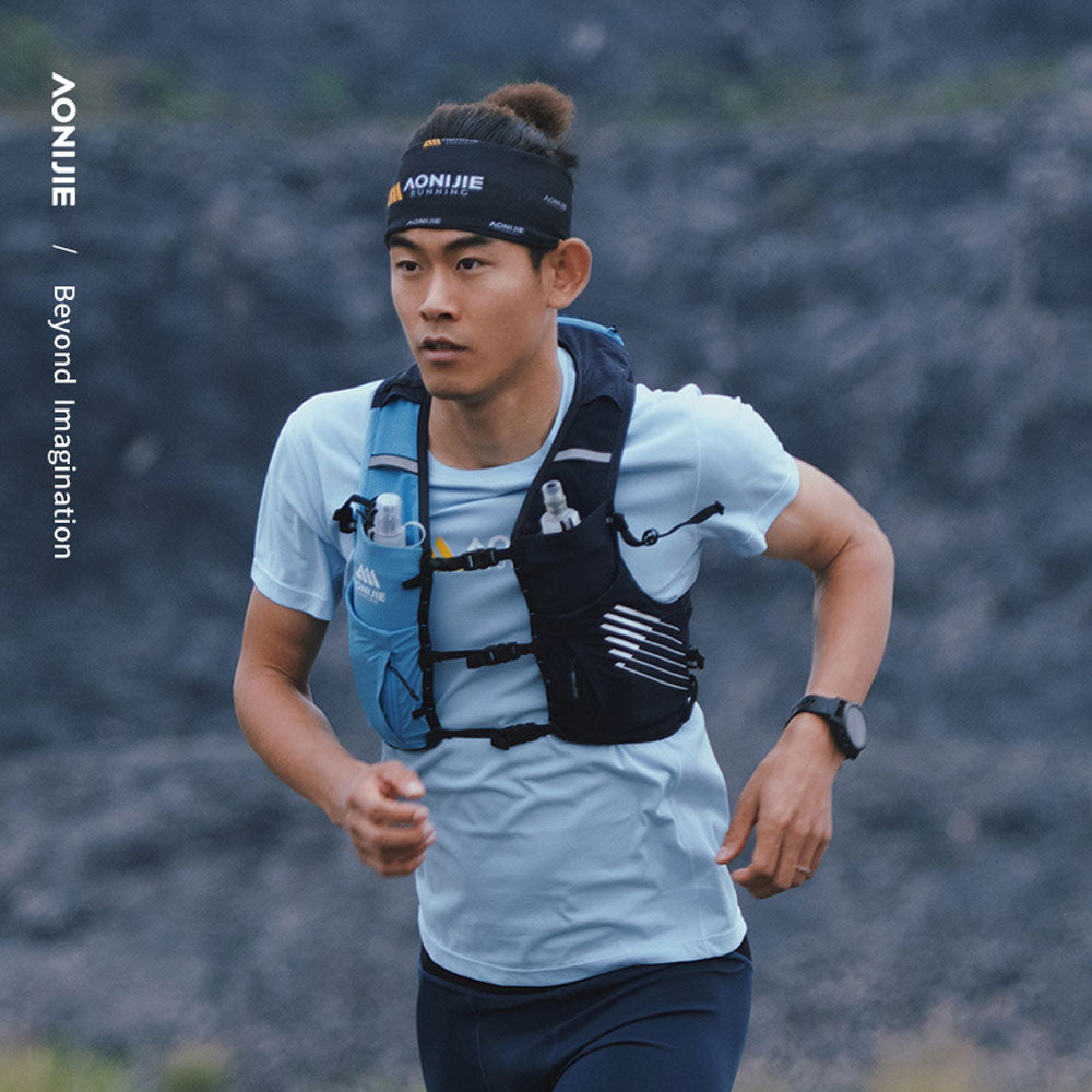 Chaleco AONIJIE PRO 10L - celeste