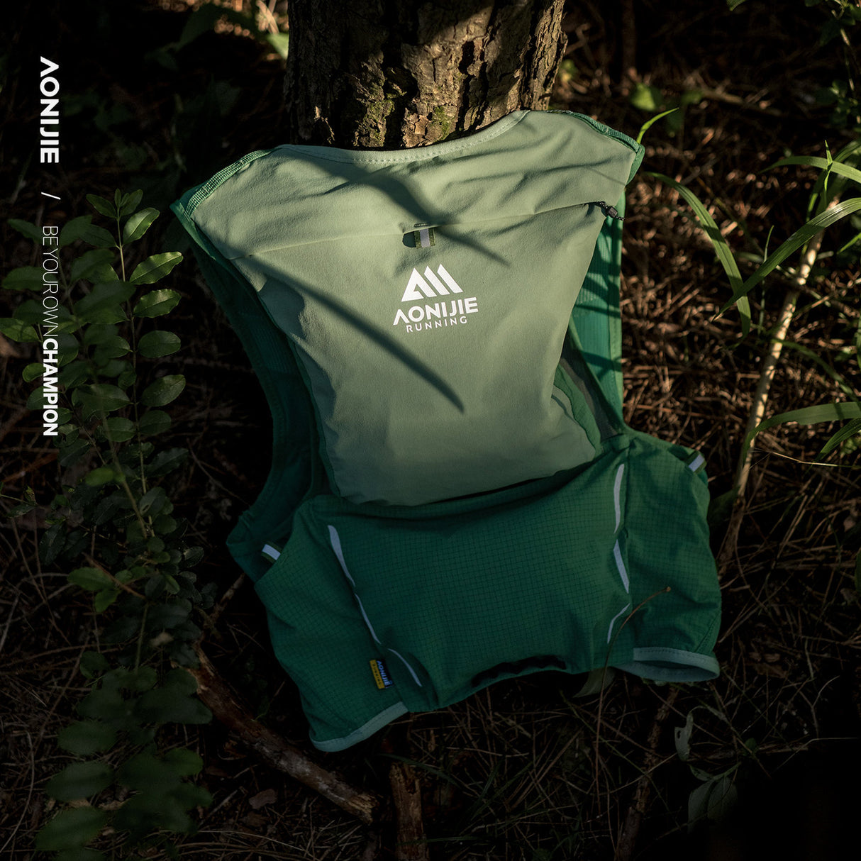 Chaleco AONIJIE Mont Blanc 8L - verde