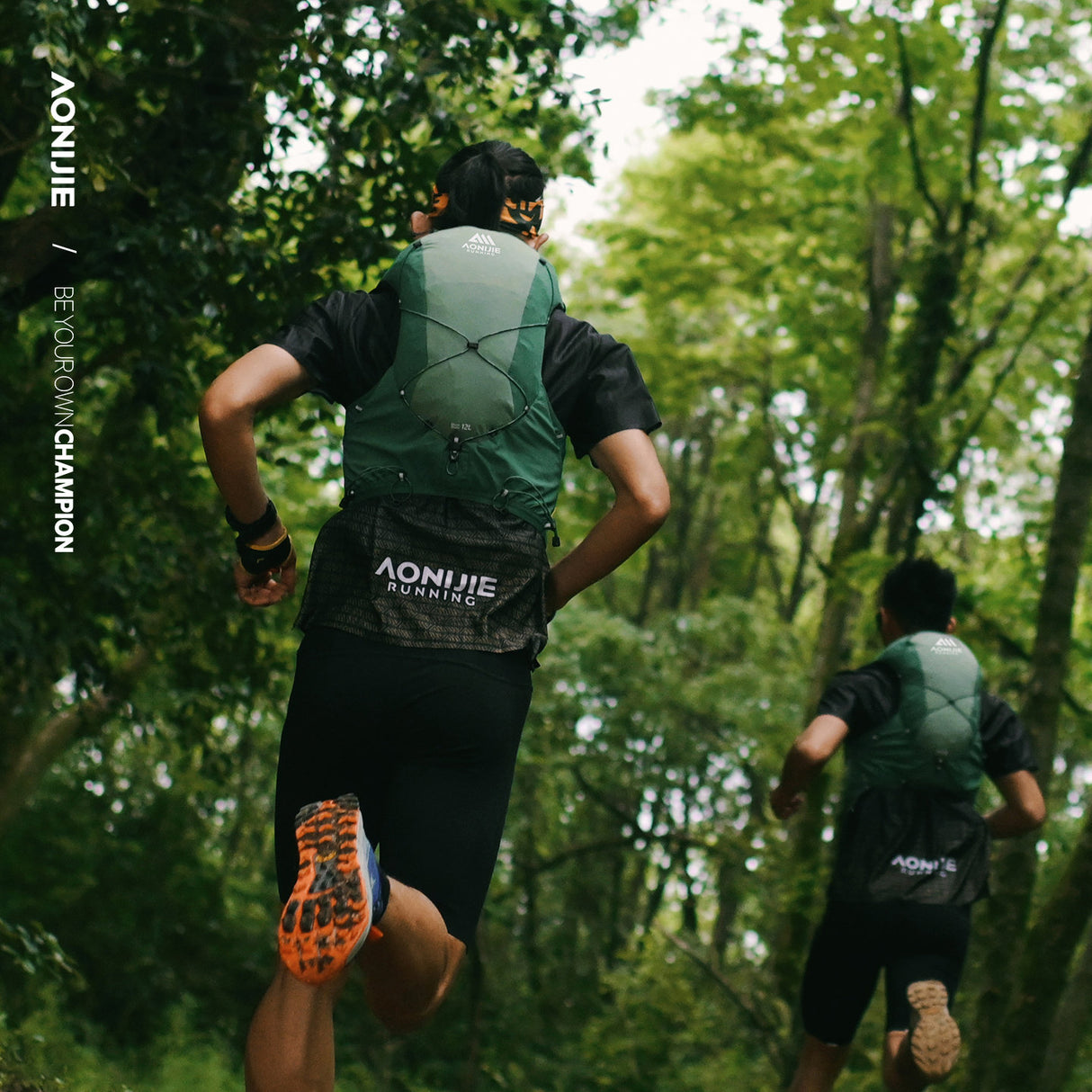 Chaleco AONIJIE Mont Blanc 12L - verde