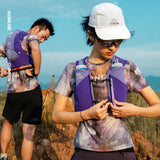 Chaleco AONIJIE Mont Blanc 12L - violeta