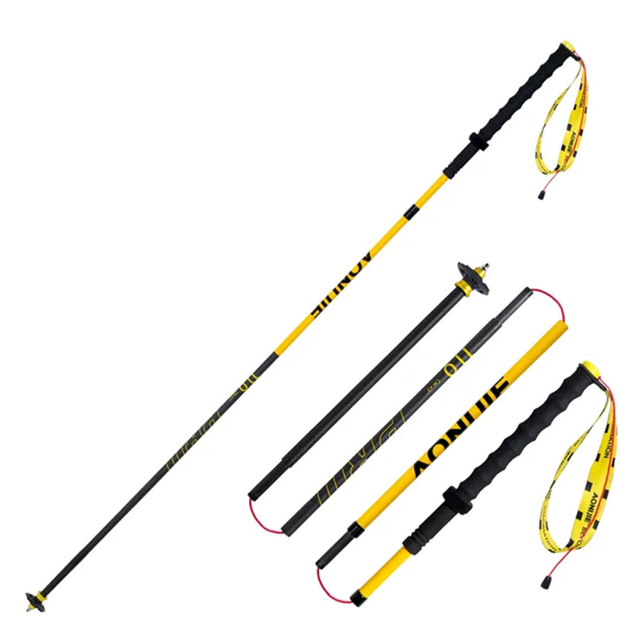 Bastón AONIJIE Full Carbon 120cm yellow