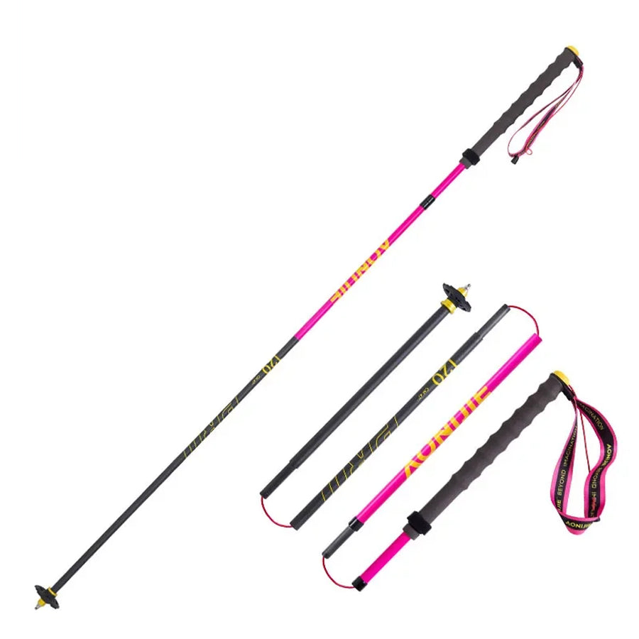 Bastón AONIJIE Full Carbon 120cm pink