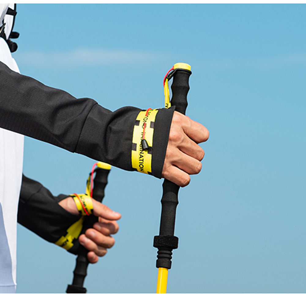 Bastón AONIJIE Full Carbon 120cm - amarillo