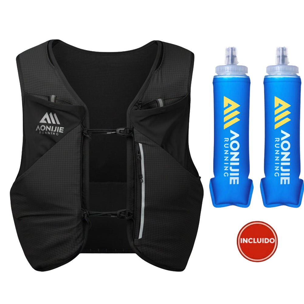 Chaleco AONIJIE Mont Blanc 8L - negro