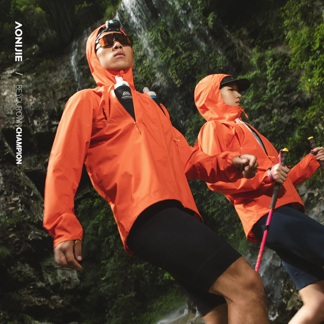 Chaqueta impermeable AONIJIE Pack-Fit 10K