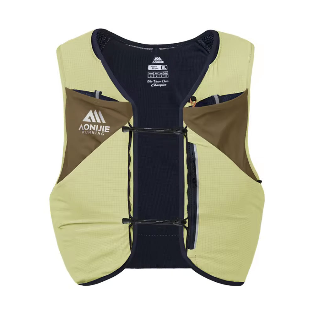 Chaleco AONIJIE Mont Blanc 8L - amarillo