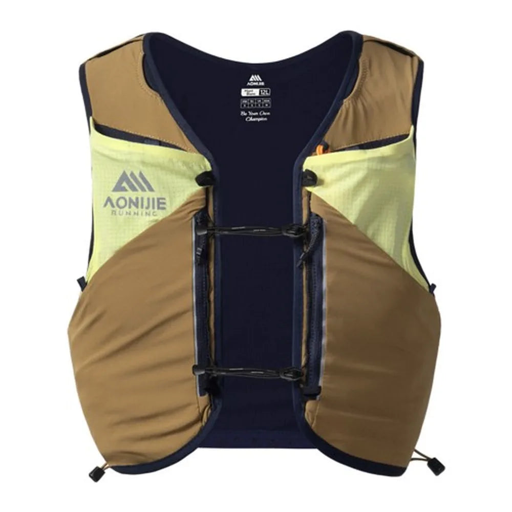 Chaleco AONIJIE Mont Blanc 12L - amarillo