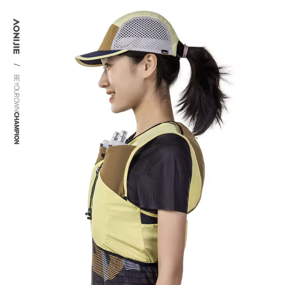 Chaleco AONIJIE Mont Blanc 8L - amarillo