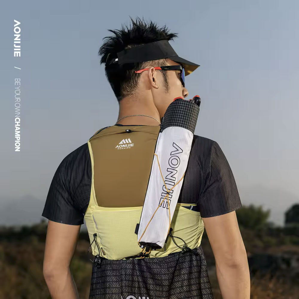 Chaleco AONIJIE Mont Blanc 8L - amarillo