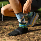 Calcetines AONIJIE D2 Trail Coolmax - azul