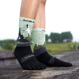 Calcetines AONIJIE D2 Trail Coolmax - petroleo