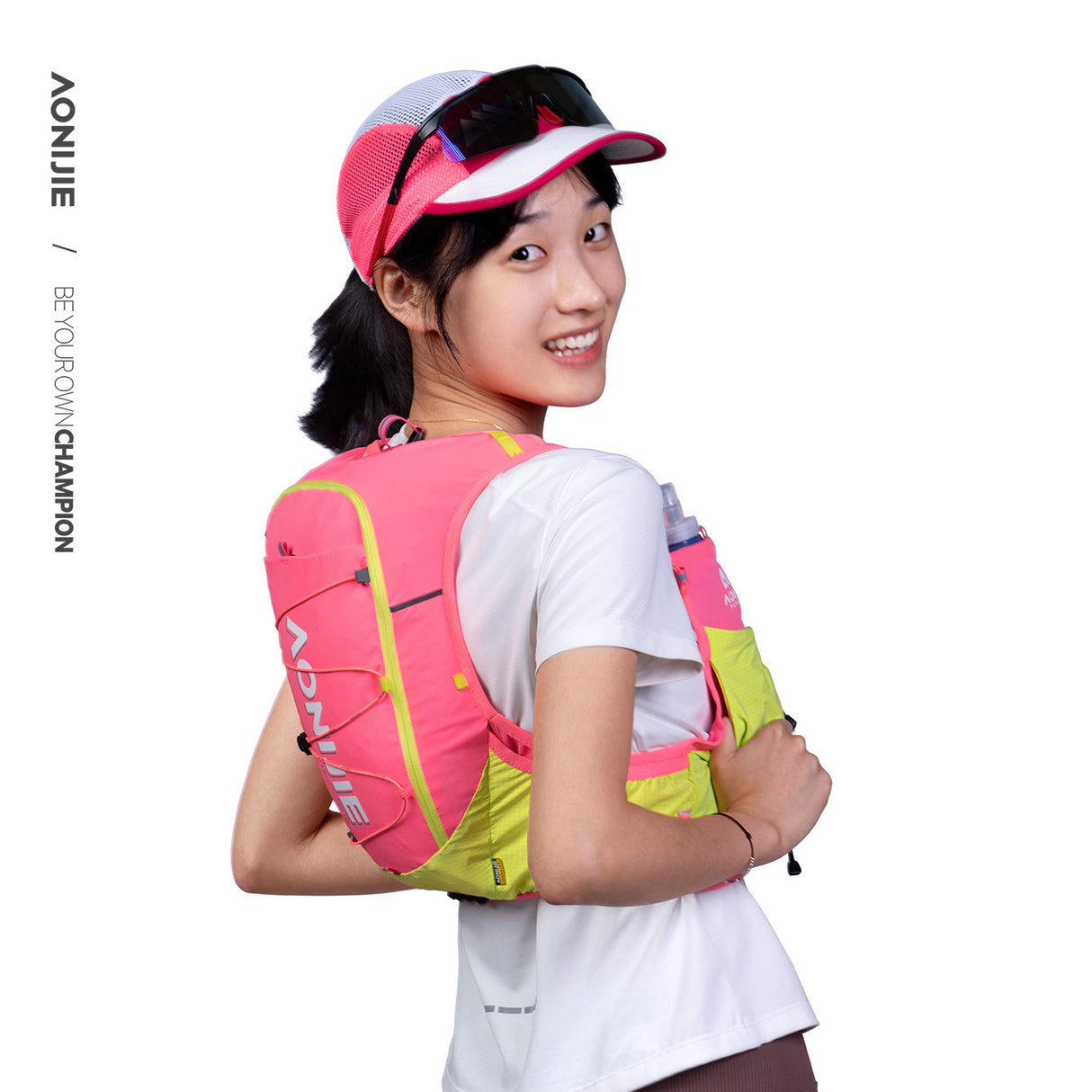 Chaleco AONIJIE PRO 10L - fluorescente