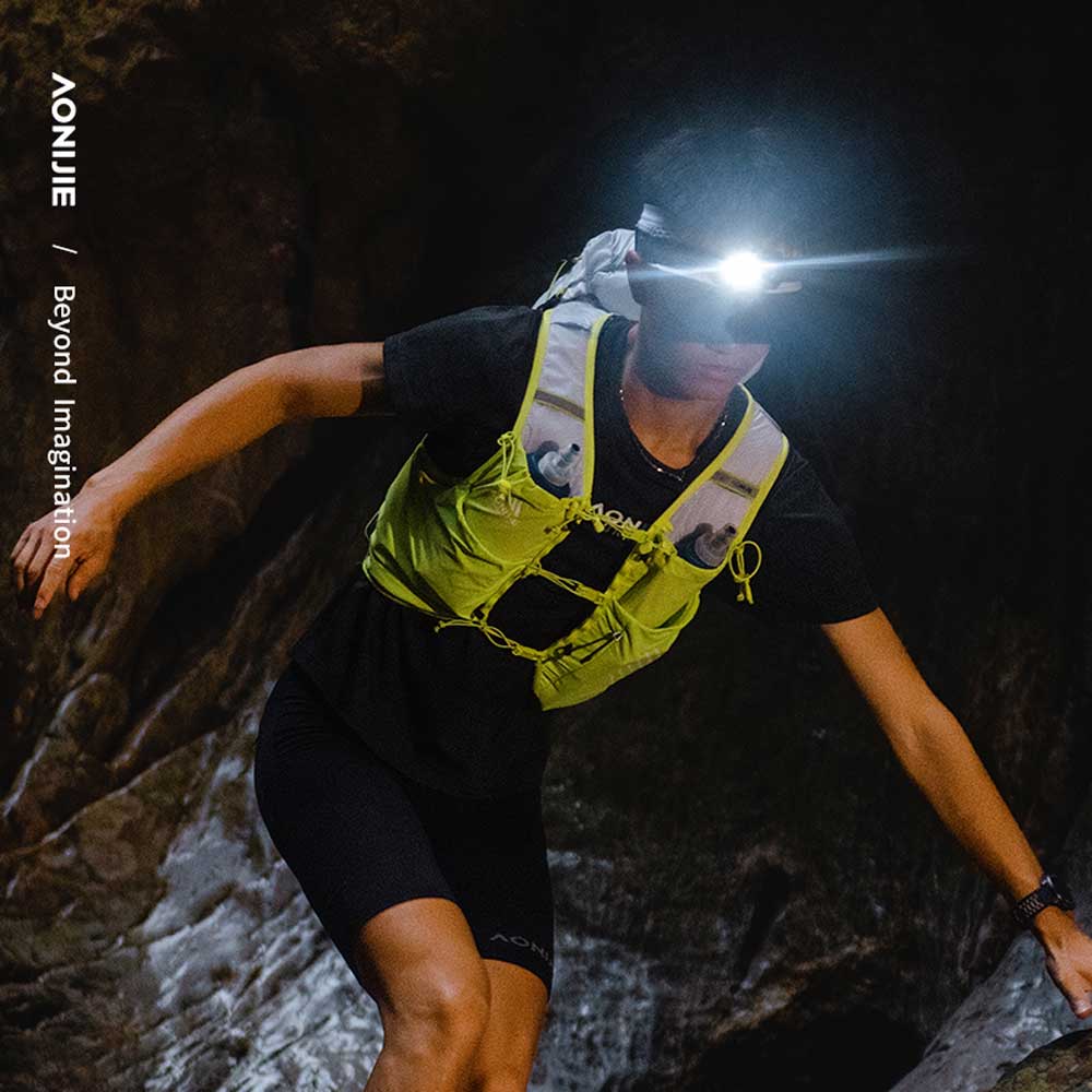 Chaleco AONIJIE PRO 15L - amarillo