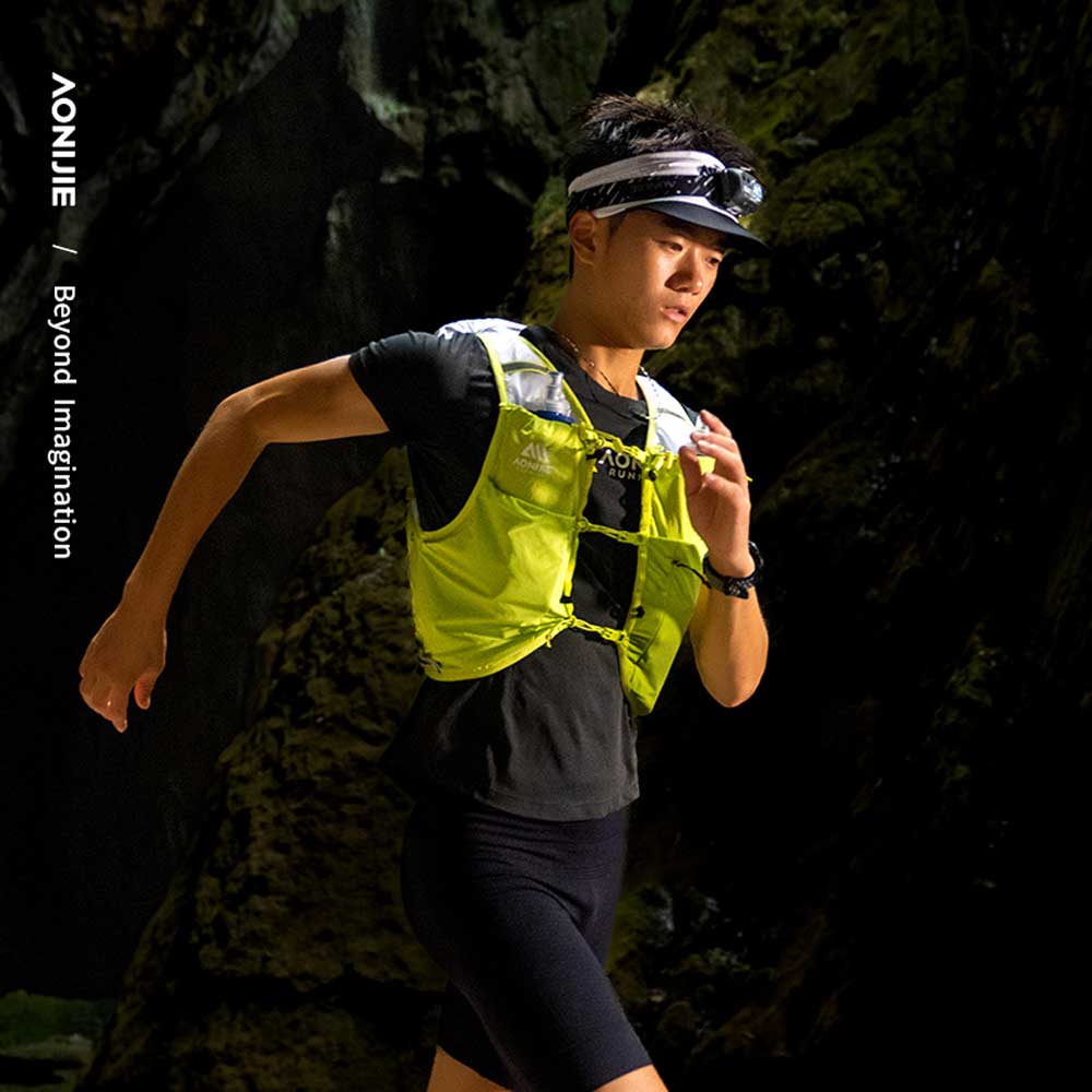 Chaleco AONIJIE PRO 15L - amarillo