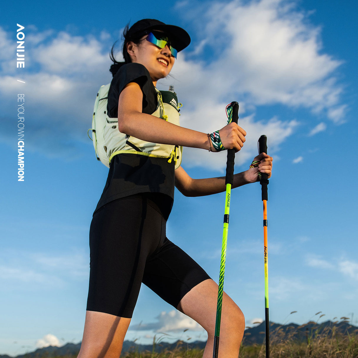 Bastón AONIJIE Ultra Carbon 125cm