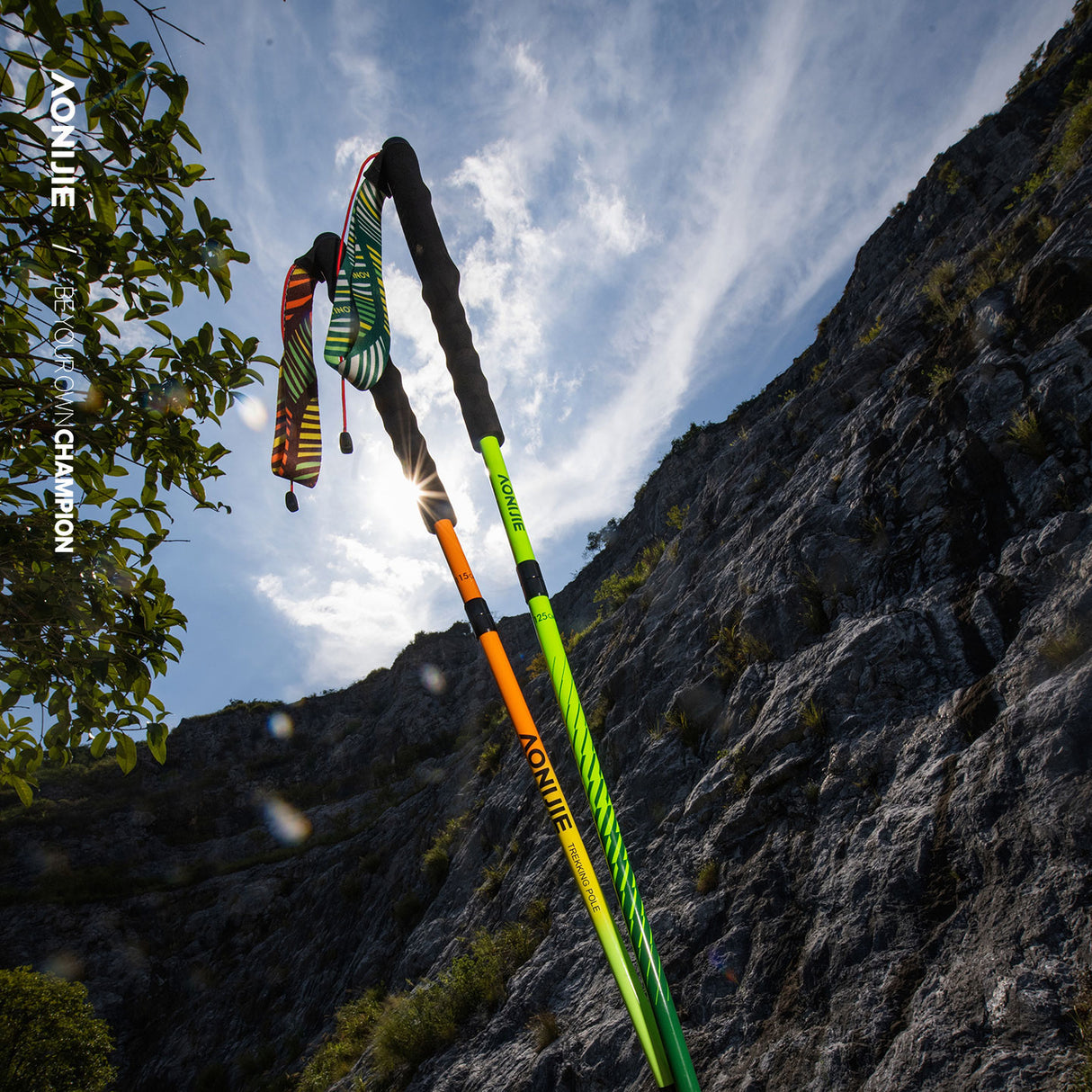 Bastón AONIJIE Ultra Carbon 125cm