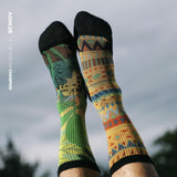 Calcetines AONIJIE Merino Wool amarillo